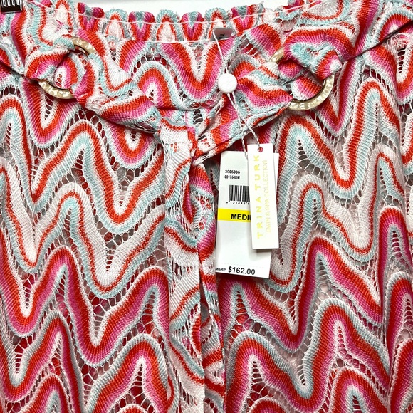 Trina Turk NWT Serafina Tie Front Pant - Picture 7 of 8